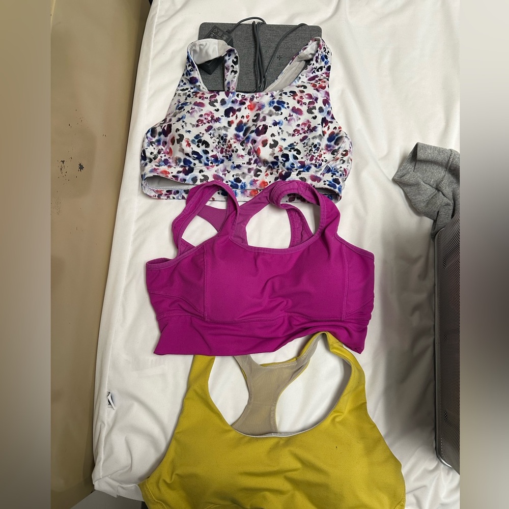 3 DSG sports bras.